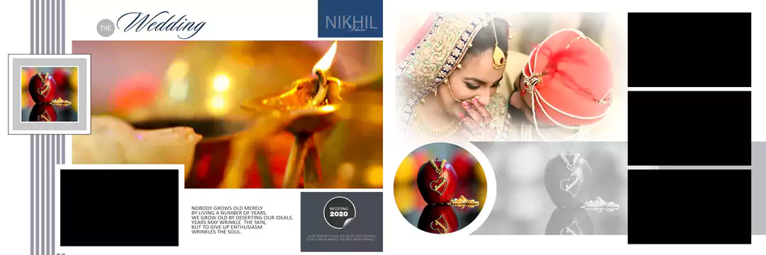 indian wedding karizma album psd templates free download